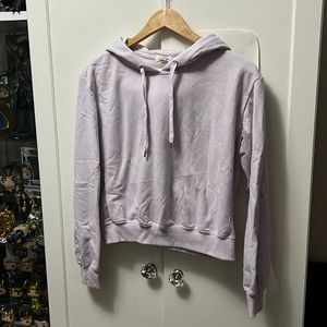 Purple Cropped Sweater